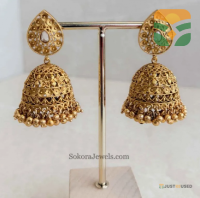 Royal Jhumka Traditional Earrings