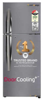 Stainless Steel Double Door Refrigerator 280L – Quick Chill