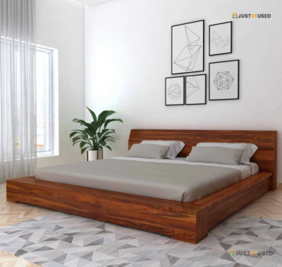 Classic Solid Wood Double Bed Frame