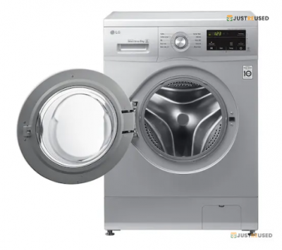 Stylish Silver Front Load Washer 8kg – Quick Wash