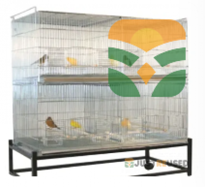"Portable Travel Bird Cage with Carry Handle"