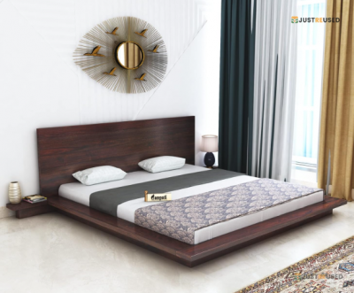 Classic Solid Wood Double Bed Frame