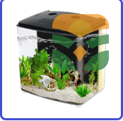 CrystalClear Glass Fish Aquarium Tank