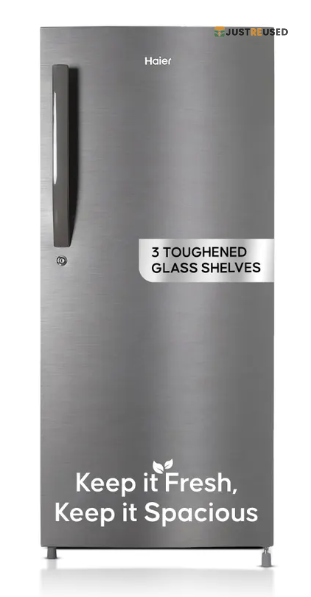 Stylish Silver Single Door Fridge 200L – Frost Free