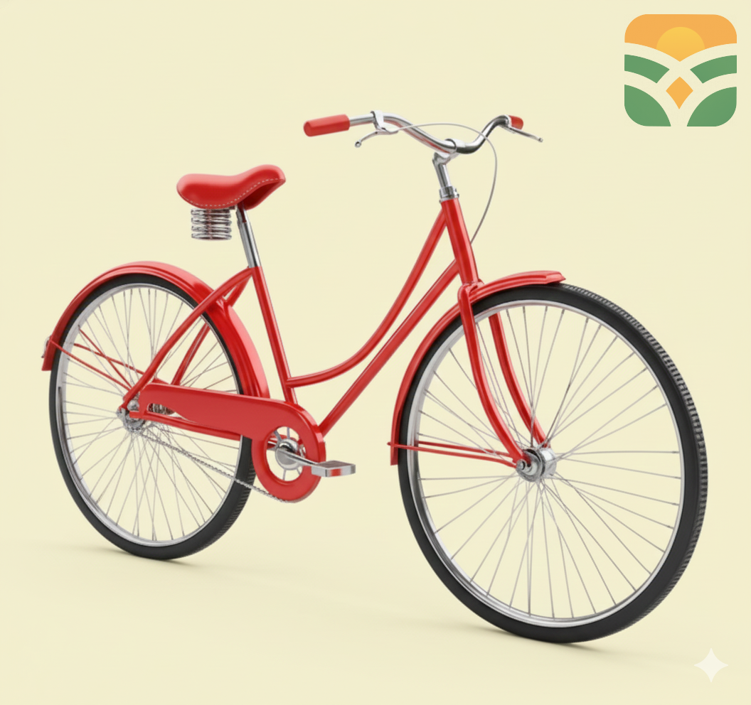 Mountain Bicycle with Durable Suspension