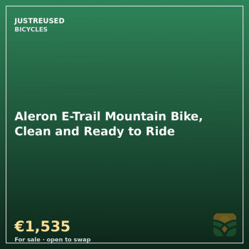 Aleron E-Trail Mountain Bike, Clean and Ready to Ride