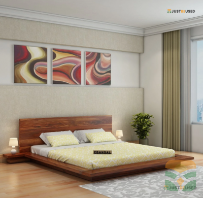 Classic Solid Wood Double Bed Frame
