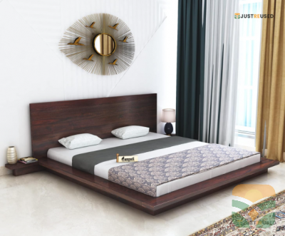 Classic Solid Wood Double Bed Frame