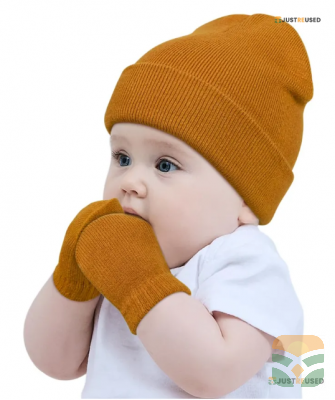 Baby Winter Wool Cap & Gloves Set