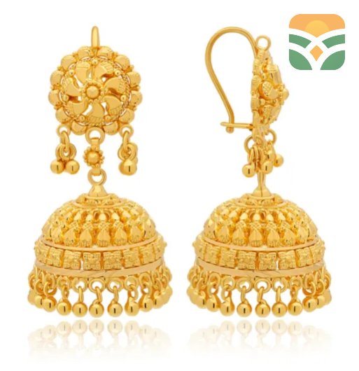 Royal Jhumka Traditional Earrings