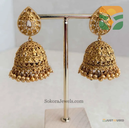 Royal Jhumka Traditional Earrings