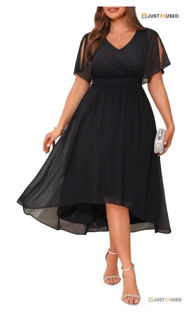 Classic Floral Chiffon Summer Dress