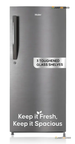 Stylish Silver Single Door Fridge 200L – Frost Free