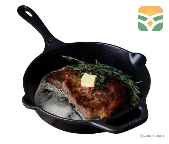 Premium Cast Iron Cooking Skillet